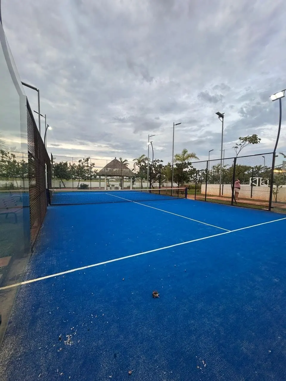 Cancha de pádel del fraccionamiento