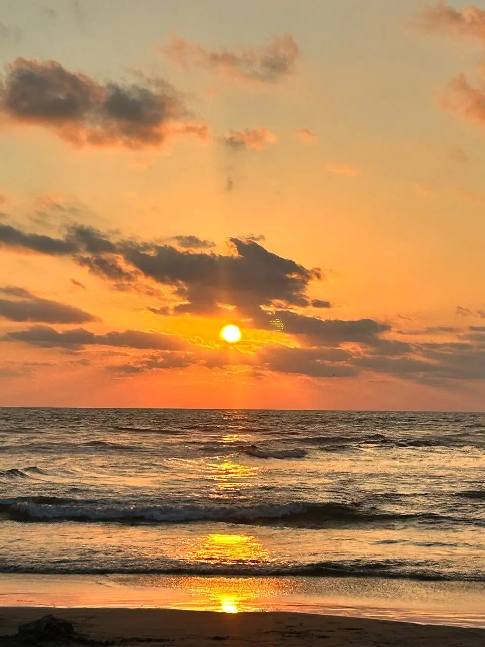 Playa al atardecer